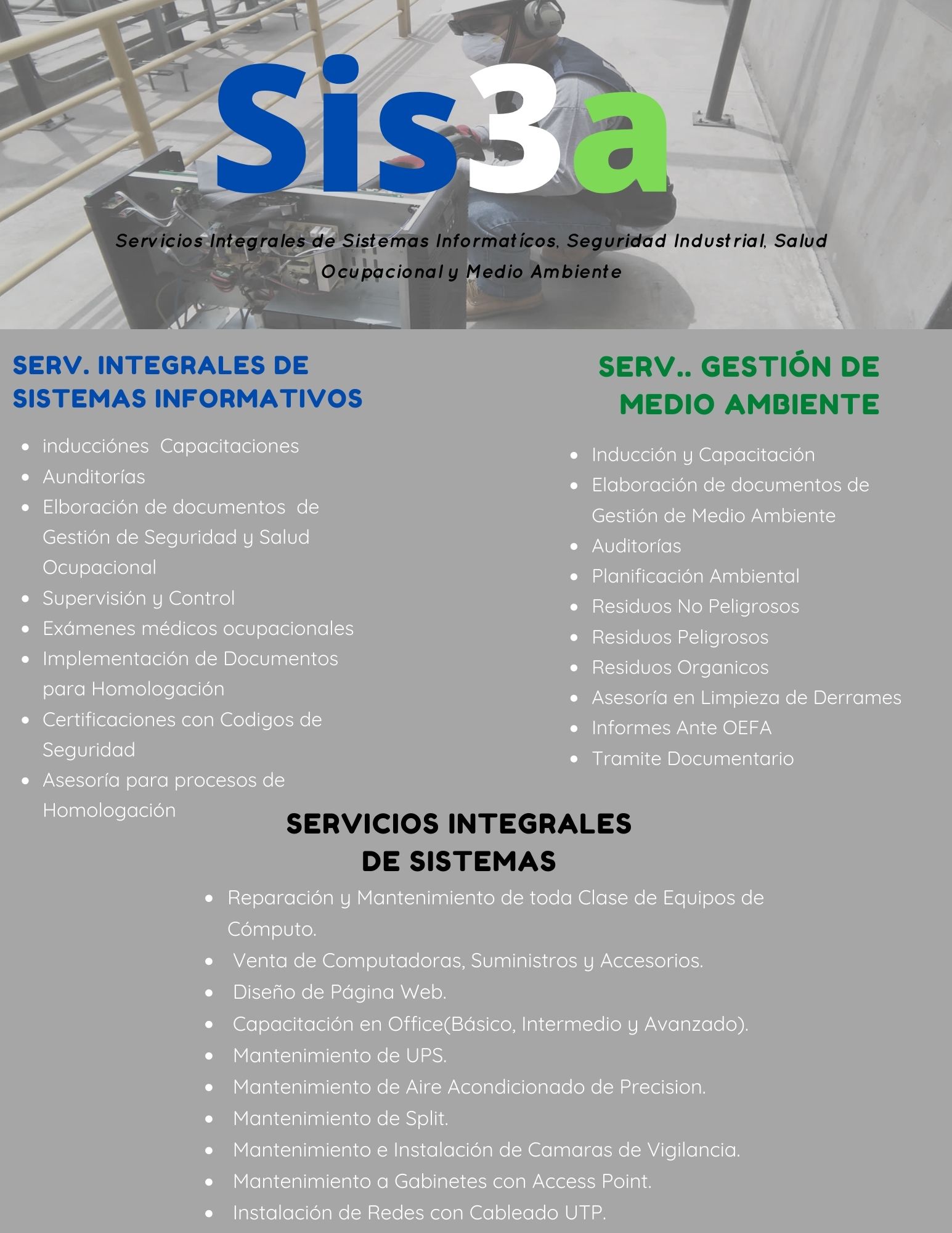 Carta de sis3a en Cercado de Lima, Provincia de Lima — página 1